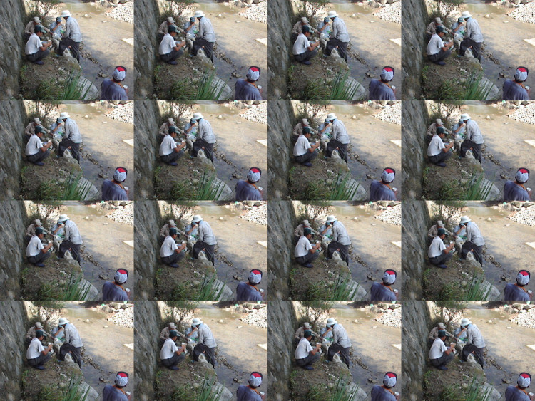 일도 좋지만 쉬어 가자는 어르신의 말씀 10분간 휴식