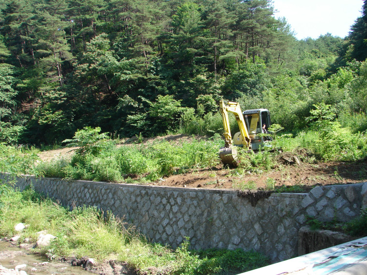 무성하게 덮혀있는 잡초와 이름모를 들풀들을 없세고