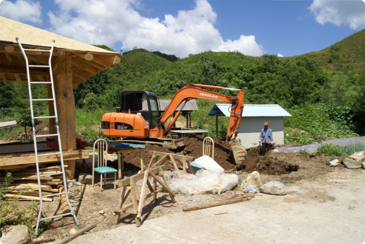 부장님이 올려주신 분수가 만들어지기 전 사진입니다. 